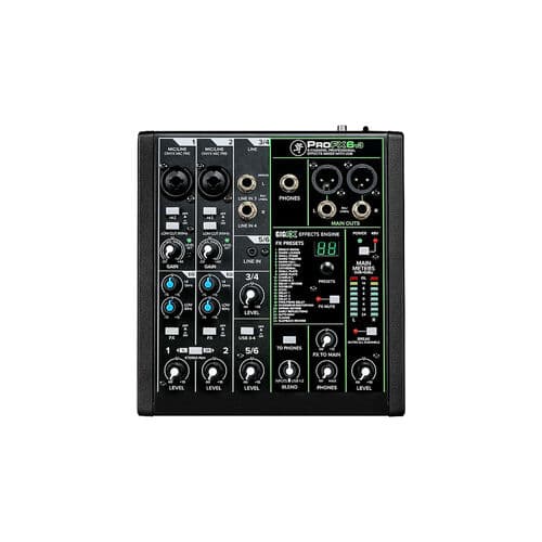 6-Channel Audio Mixer w/FX